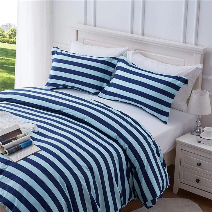 Line Duvet Cover Microfiber Bedding Set Line Duvet Cover Microfiber Bedding Set