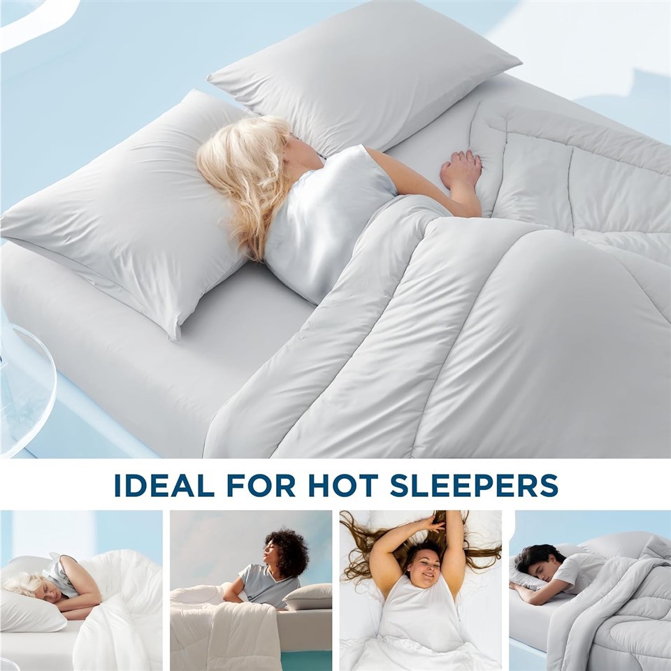 Cooling Comforter For Hotter Sleeper
